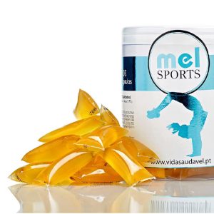 alt="Mel Sports Inmunidad de Mel Niño do Corvo, miel natural procedente de Portugal en formato monodosis para apoyar el sistema inmunológico y aportar energía natural"